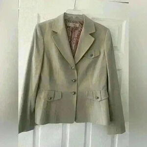 Tahari / Arthur S. Levine Cream/Tan Blazer